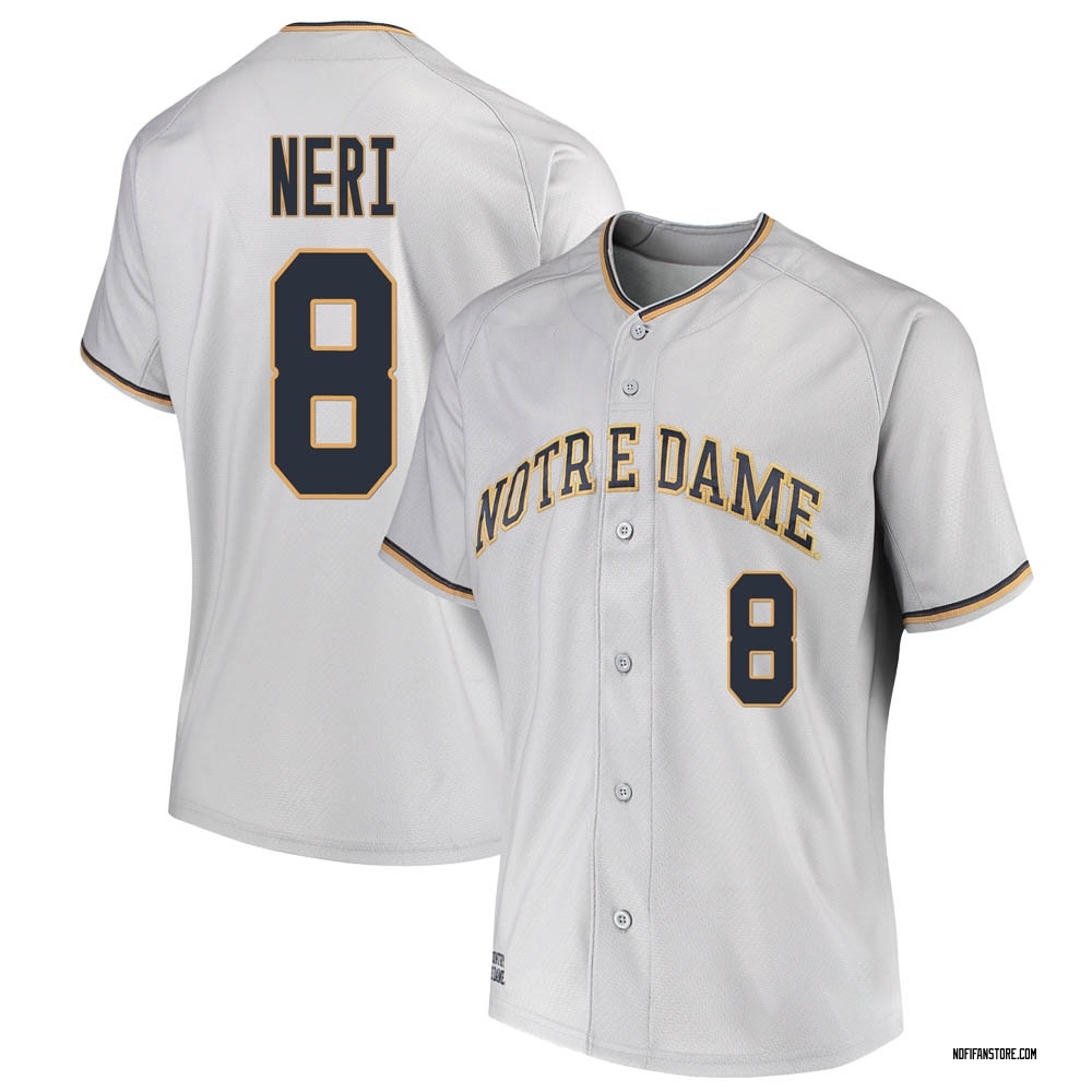 Custom NCAA Baseball Jersey Notre Dame Fighting Irish Name and Number 2022 College World Series Navy